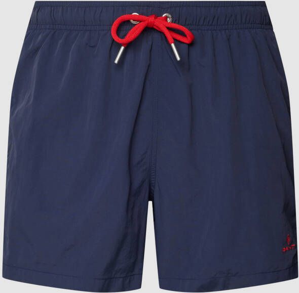 Gant Zwembroek elastische band blauw
