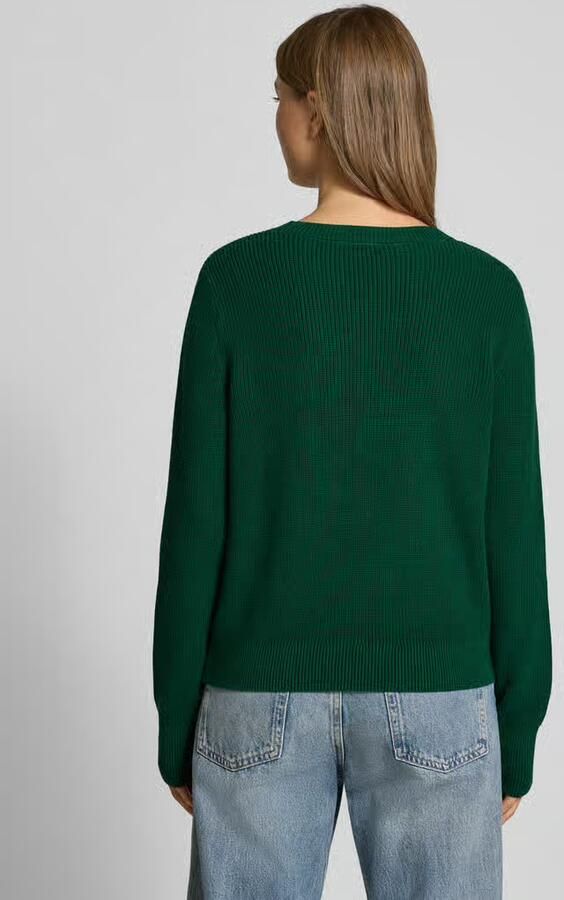 GAP Gebreide pullover met logo en ronde hals