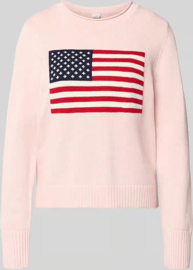 GAP Gebreide pullover met ronde hals