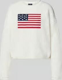 GAP Gebreide pullover met verlaagde schouders
