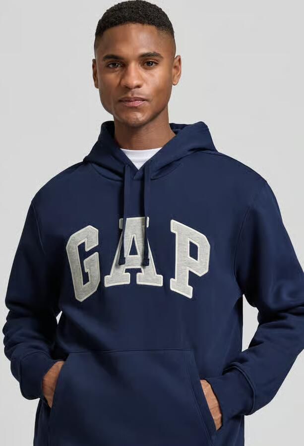 GAP hoodie met logo en kangoeroezak