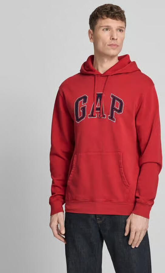 GAP hoodie met logo en kangoeroezak - Foto 4