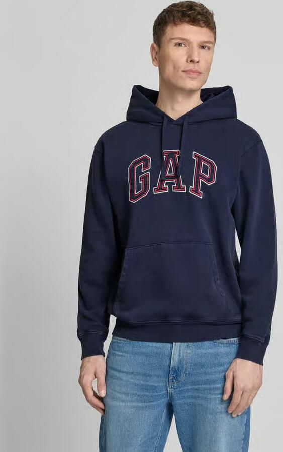 GAP hoodie met logo en kangoeroezak - Foto 3