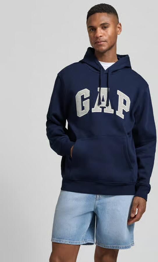 GAP hoodie met logo en kangoeroezak - Foto 3