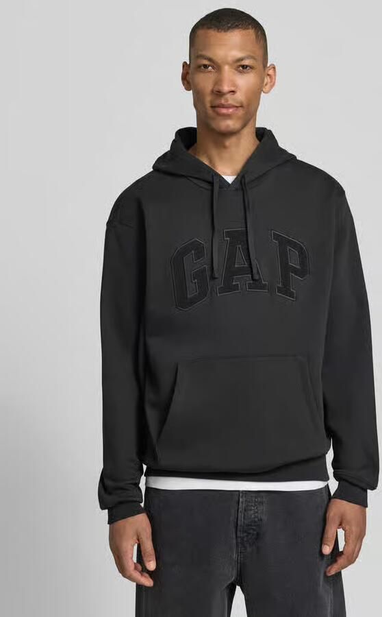 GAP Hoodie met logodetail en kangoeroezak - Foto 3