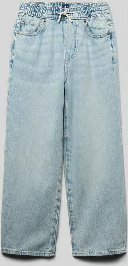 GAP Jeans van een katoen-lyocellmix met elastische tailleband - Foto 2
