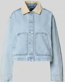 GAP Kort jeansjack met platte kraag