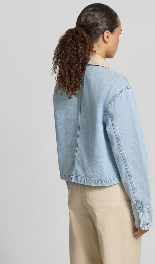 GAP Kort jeansjack met platte kraag - Foto 3