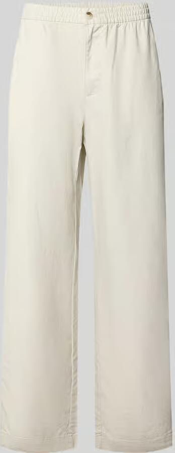 GAP Linnen broek met elastische tailleband en steekzakken - Foto 2
