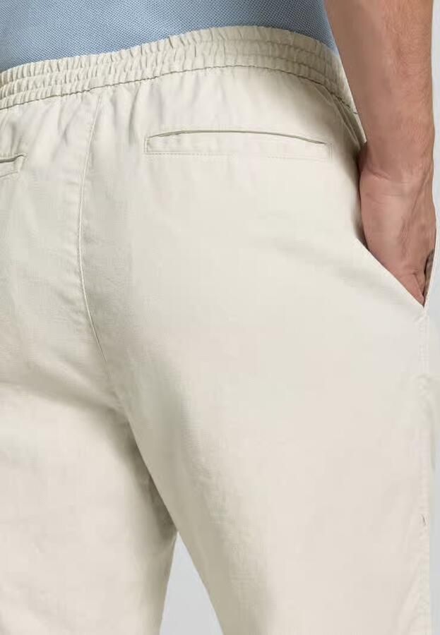 GAP Linnen broek met elastische tailleband en steekzakken