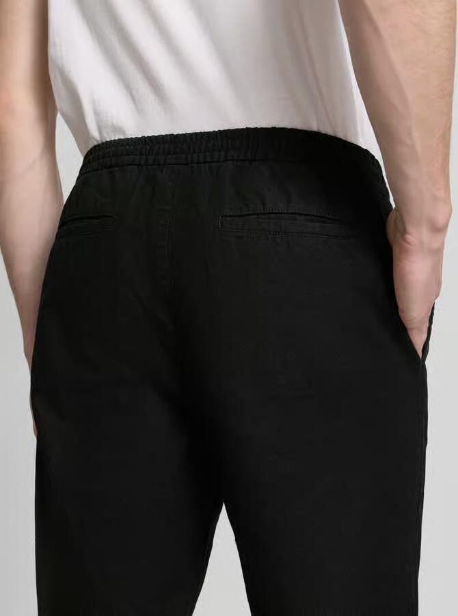 GAP Linnen broek met elastische tailleband en steekzakken