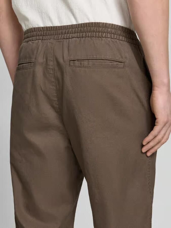 GAP Linnen broek met elastische tailleband en steekzakken