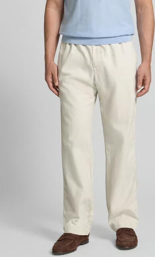 GAP Linnen broek met elastische tailleband en steekzakken - Foto 3