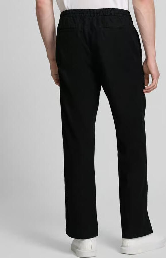 GAP Linnen broek met elastische tailleband en steekzakken - Foto 2