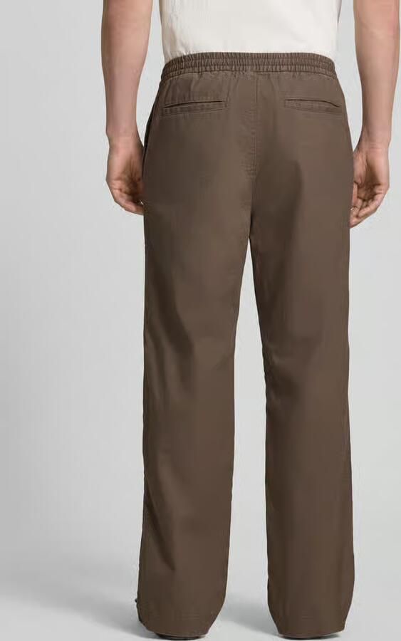 GAP Linnen broek met elastische tailleband en steekzakken