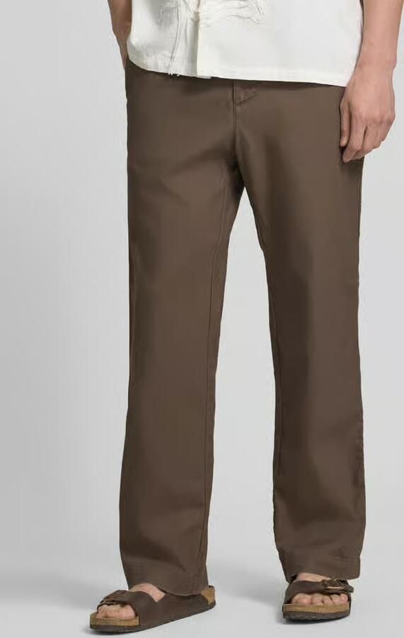GAP Linnen broek met elastische tailleband en steekzakken - Foto 2