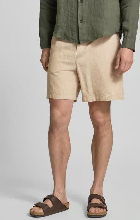 GAP Linnen short met elastische band - Foto 3