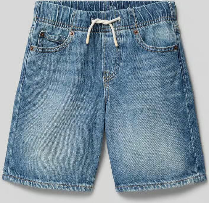 GAP Loose fit korte jeans met elastische band - Foto 2