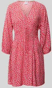 GAP mini-jurk van pure viscose met een florale all-over print