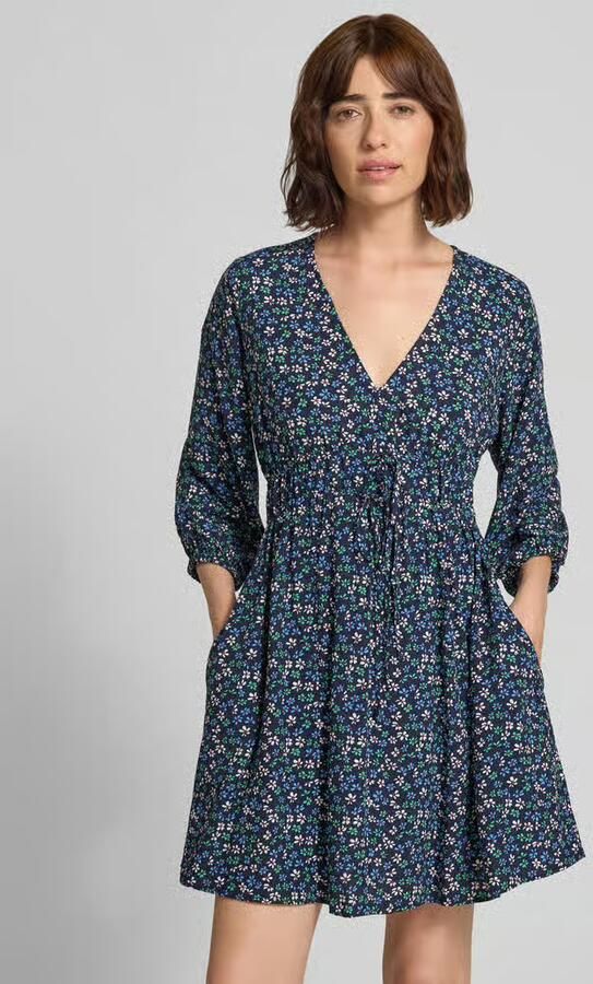GAP mini-jurk van pure viscose met een florale all-over print - Foto 2