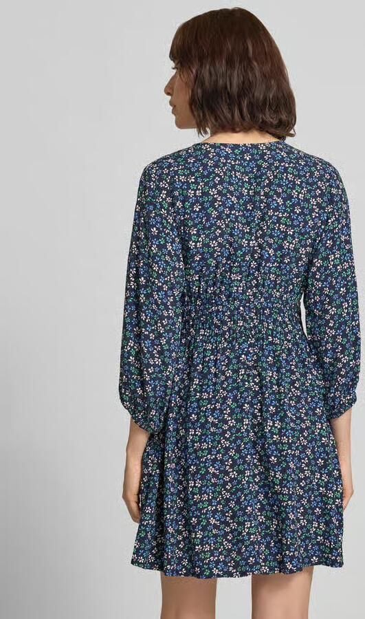 GAP mini-jurk van pure viscose met een florale all-over print - Foto 3