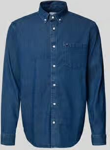 GAP regular fit denimshirt met button-downkraag