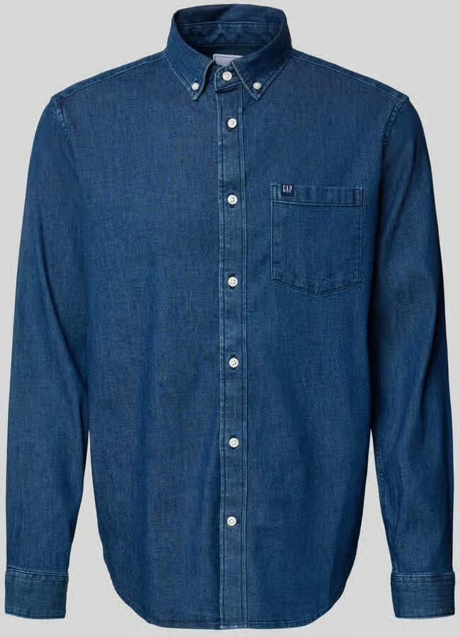 GAP regular fit denimshirt met button-downkraag - Foto 2