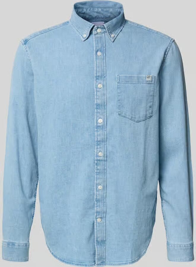 GAP regular fit denimshirt met button-downkraag - Foto 2