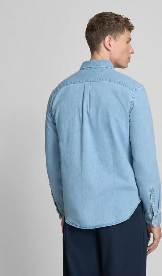 GAP regular fit denimshirt met button-downkraag - Foto 3