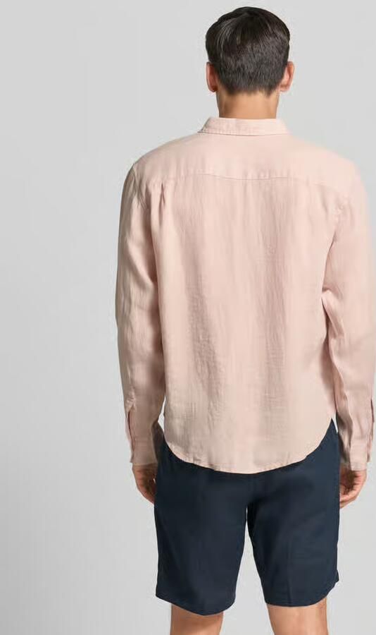 GAP regular fit linnen overhemd met kentkraag - Foto 3
