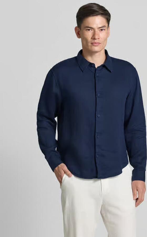 GAP regular fit linnen overhemd met kentkraag - Foto 2