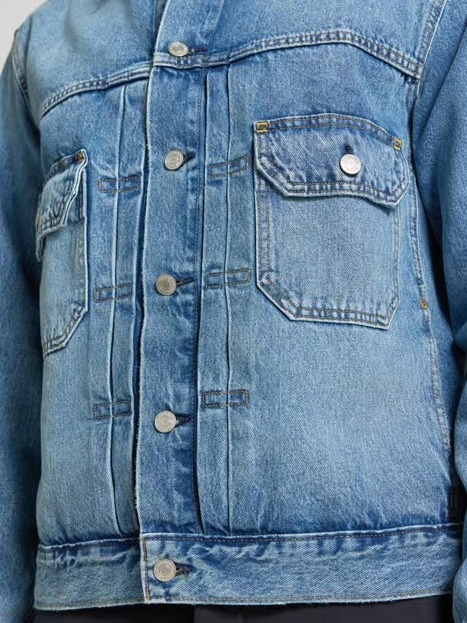 GAP regular fit spijkerjack met omgeslagen kraag model 'MENDOCINO'