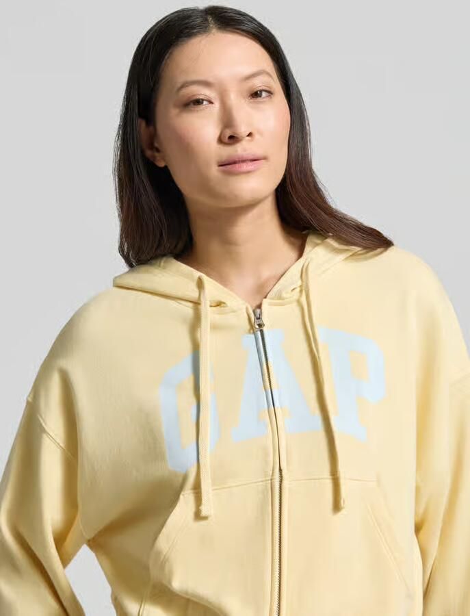 GAP regular fit sweatjack met logostitching model 'Heritage'