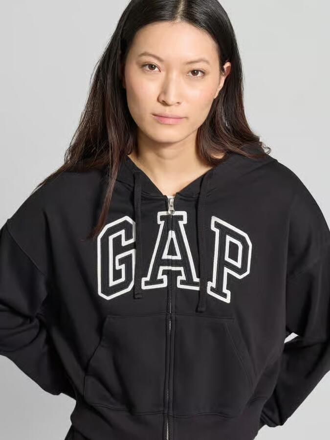 GAP regular fit sweatjack met logostitching model 'Heritage'