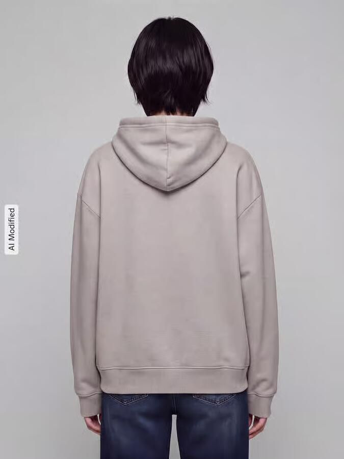 GAP Regular fit sweatshirt van katoenmix model 'HERITAGE PO' - Foto 2