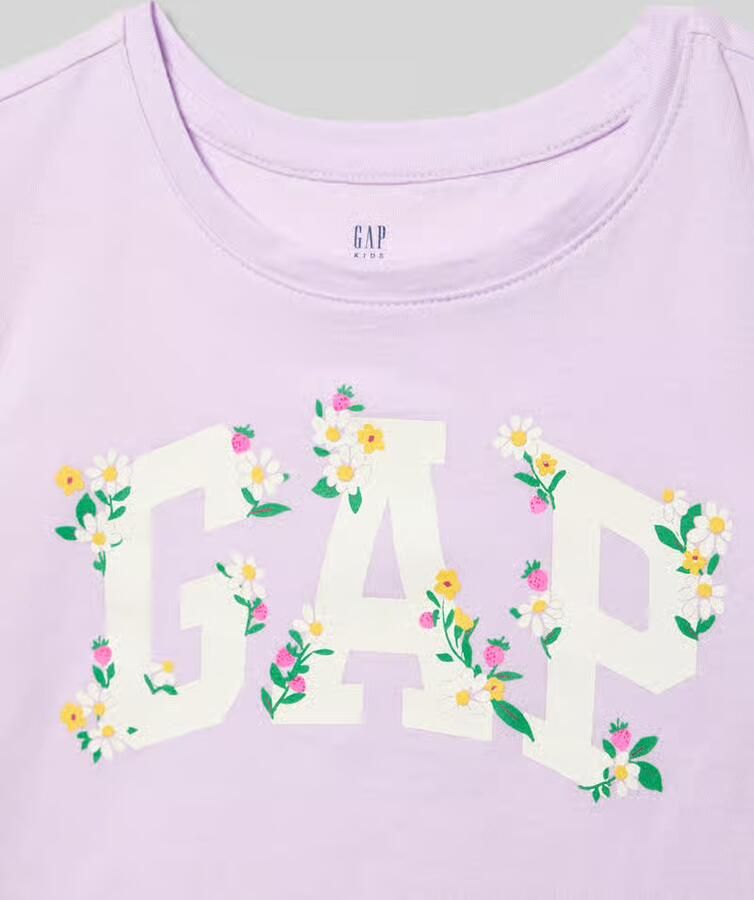 GAP regular fit T-shirt met logoprint