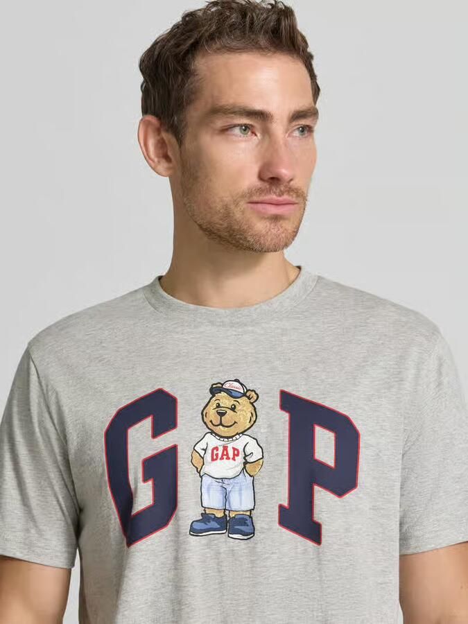 GAP regular fit T-shirt met logoprint