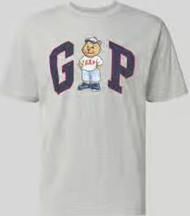 GAP regular fit T-shirt met logoprint