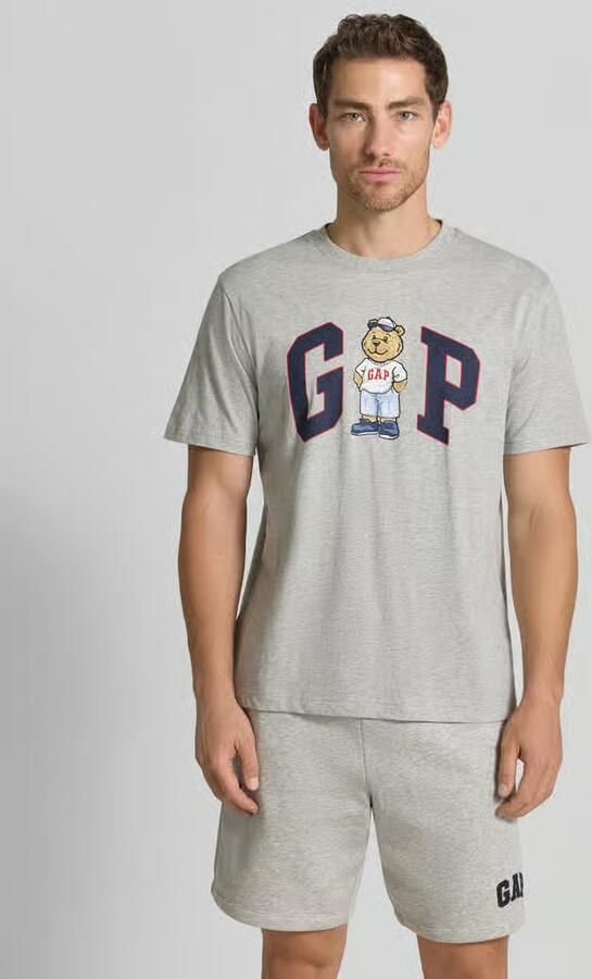 GAP regular fit T-shirt met logoprint - Foto 3