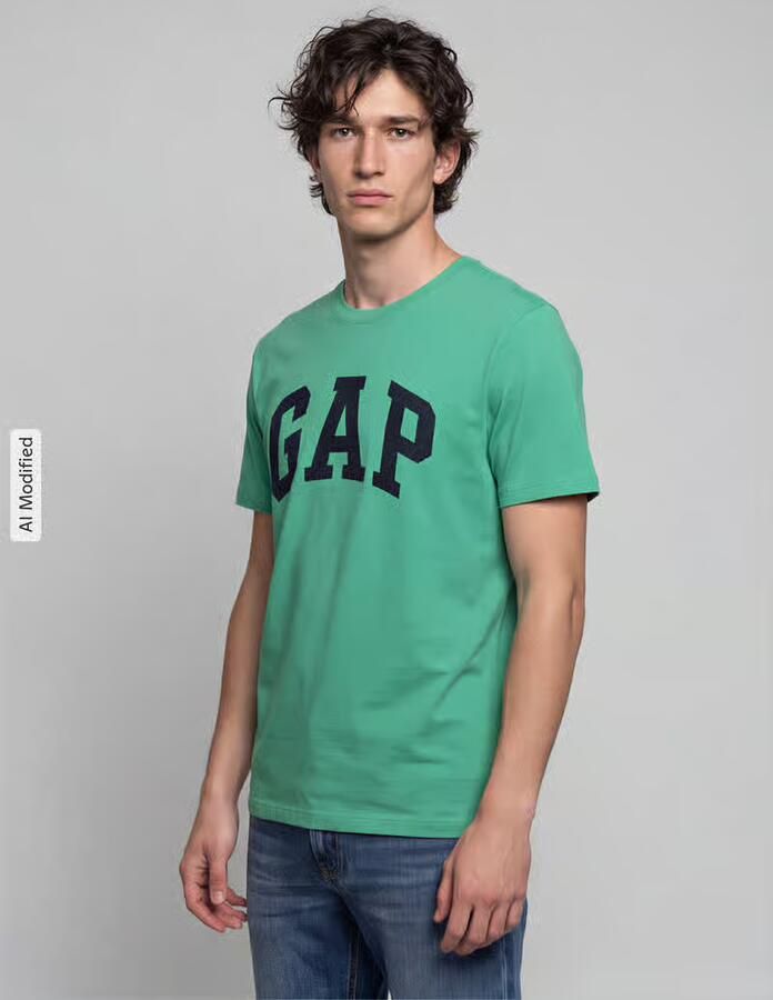 GAP Regular fit t-shirt van puur katoen model 'EVERYDAY SOFT' - Foto 3