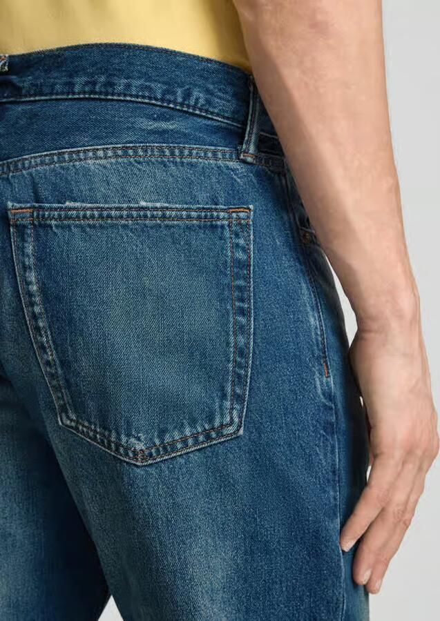 GAP relaxed fit straight jeans in used-look