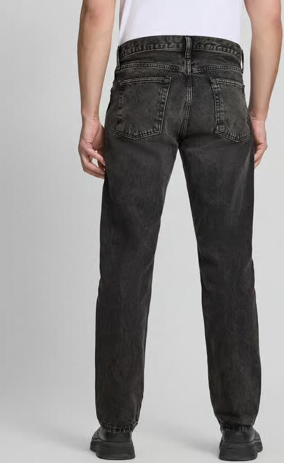 GAP relaxed fit straight jeans in used-look