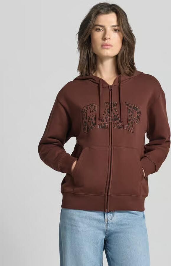 GAP Relaxed fit sweatjack met logostitching model 'Heritage' - Foto 2