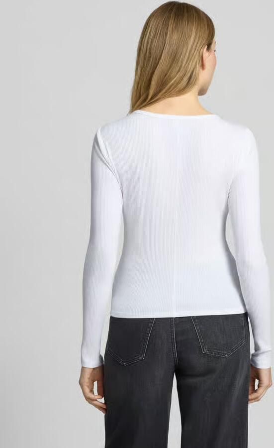 GAP Shirt met lange mouwen en labelstitching