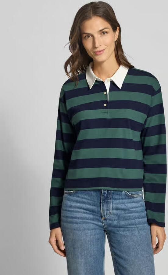 GAP Shirt met lange mouwen met polokraag - Foto 2