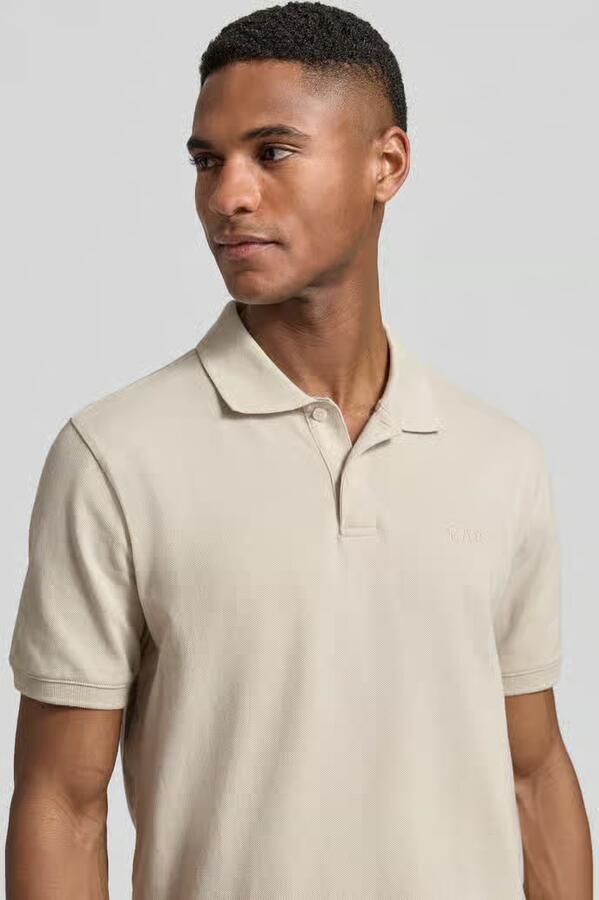 GAP slim fit poloshirt met labelstitching