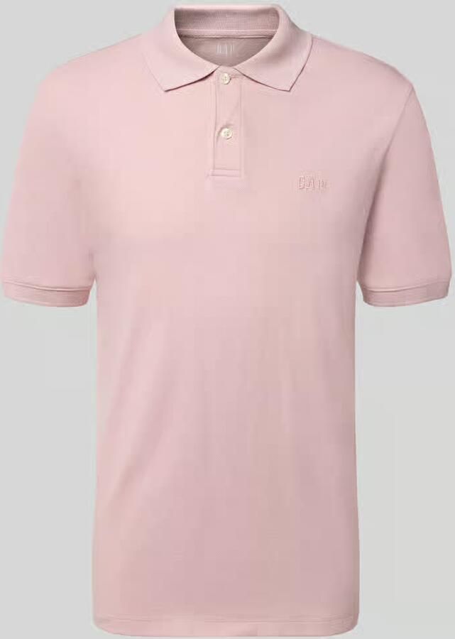 GAP slim fit poloshirt met labelstitching - Foto 2