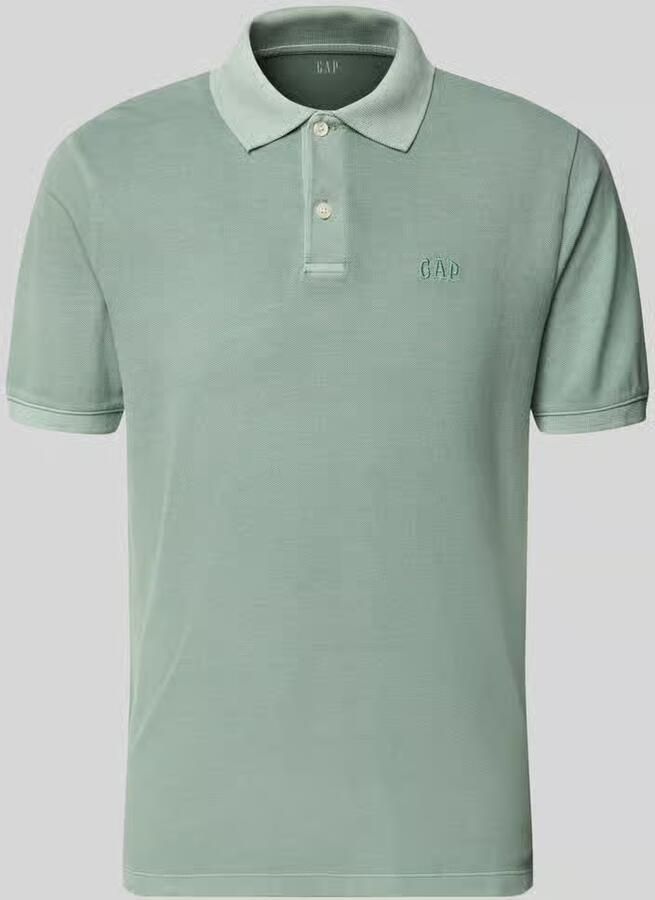 GAP slim fit poloshirt met labelstitching - Foto 2