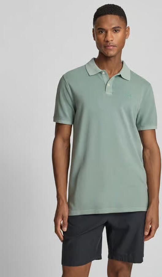 GAP slim fit poloshirt met labelstitching - Foto 3