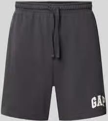 GAP straight fit korte broek met logostitching model 'Arch'